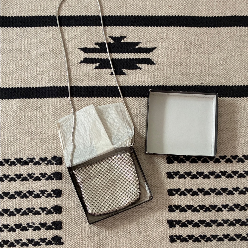 Silver Mesh Vintage Shoulder Bag
